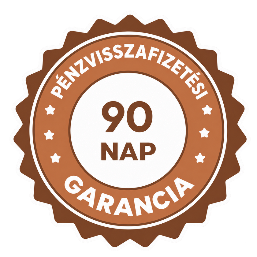 90 napos pénzvisszafizetési garancia
